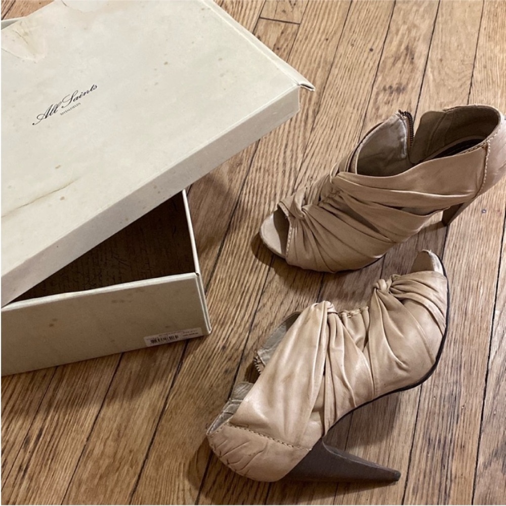 All Saints Nude Heels Size 37